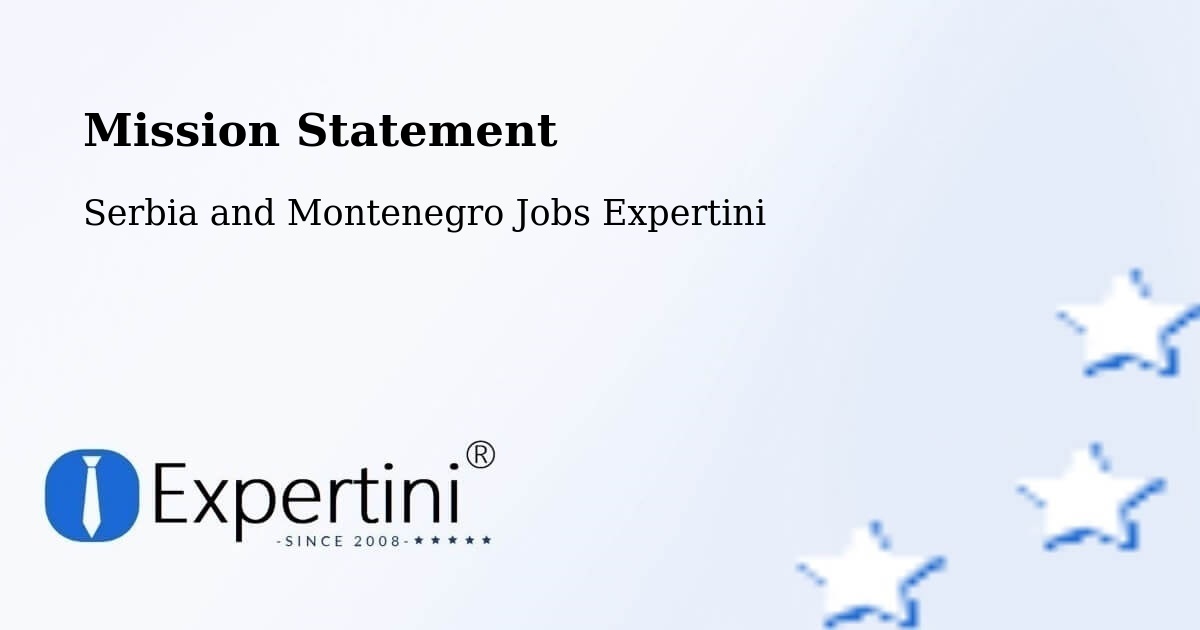 Corporate Mission – Berthierville - Serbia and Montenegro Jobs Expertini